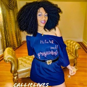 Mix Prosecco holic: Curved Hem Graphic Tee